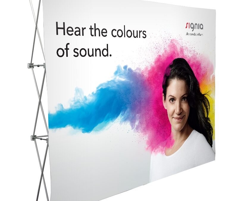 Fabric Hop Up Backdrops Banner